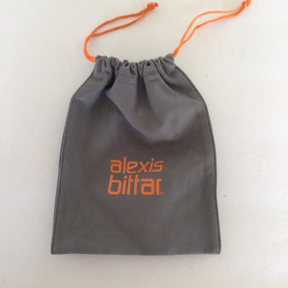 ALEXIS BITTAR VELVET LARGE JEWELRY POUCH